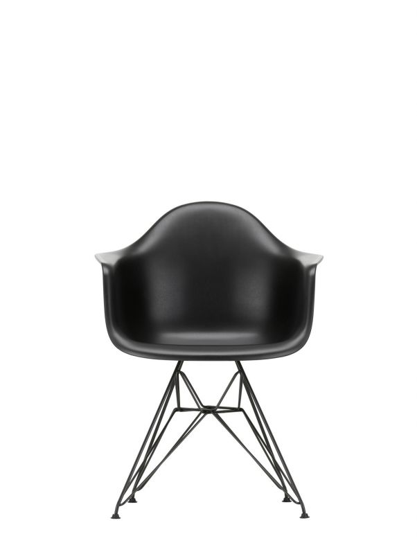 Eames Plastic Arm Chair DAR Stuhl Vitra Schwarz - Tiefschwarz